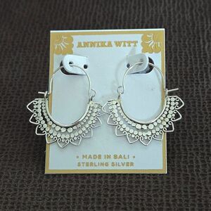 Annika Witt Sterling Silver🤍 Bali🇲🇨 Tribal Earrings